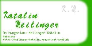 katalin meilinger business card